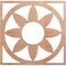 Ekena Millwork Blume Wood Fretwork Pierced Ceiling Medallion, Cherry, 18"OD x 6 1/4"ID x 1/4"T CMWP18X18X0250BLCH - alternate 1